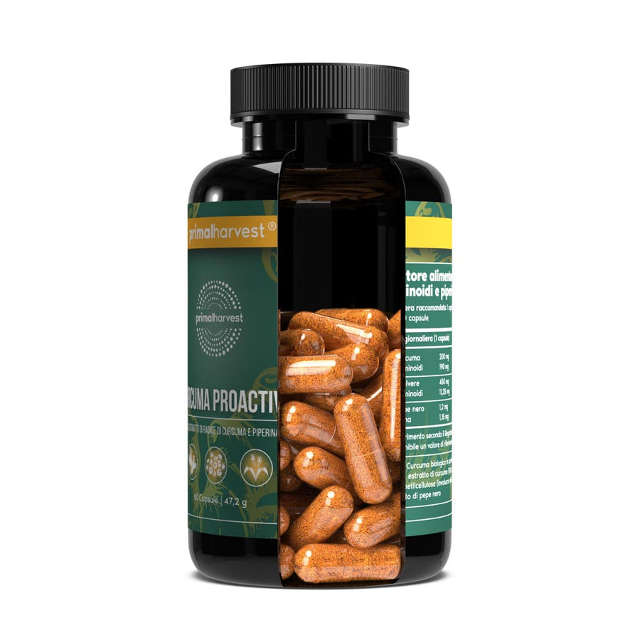 Curcuma 95% Curcuminoidi Estratto Vegetale Polvere Peso 100 g